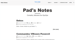 Desktop Screenshot of notes.depad.fr