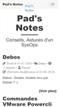 Mobile Screenshot of notes.depad.fr